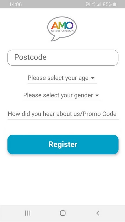 Android Register AMO