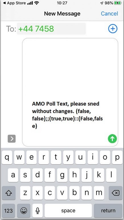 Android SMS AMO